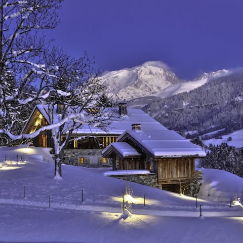 Discover a hidden sanctuary nestled in the mountains – just ten-minutes from Megève