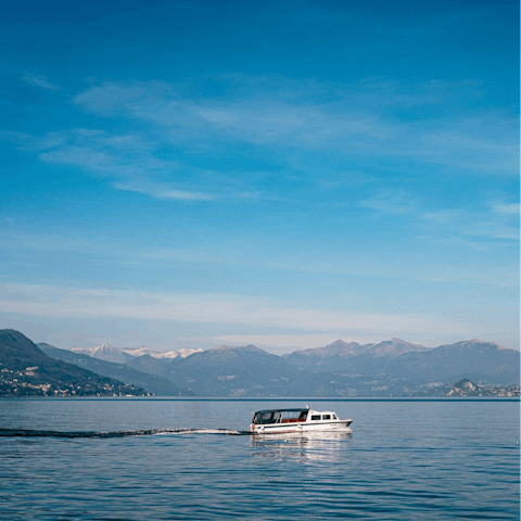 Stay in Como and catch a water taxi to the idyllic lakeside towns