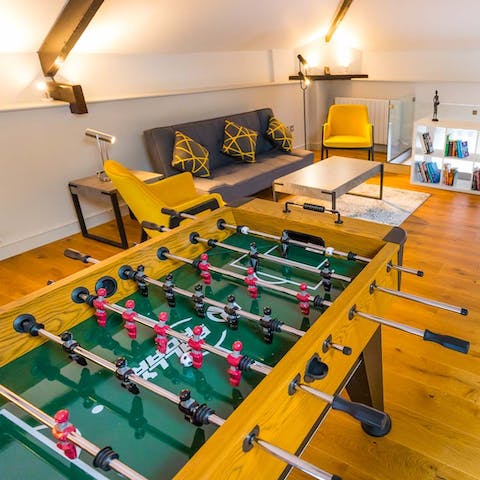 Spend the afternoon with a game of table football