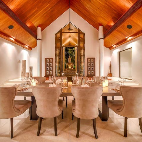 Gather around the table for magical meals prepared by a private chef