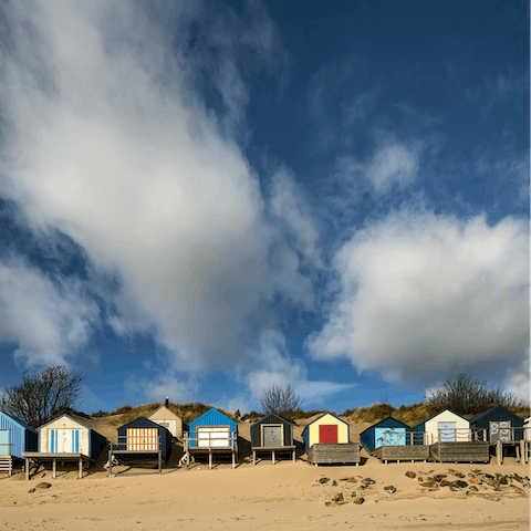 Spend sunny afternoons on Abersoch Harbour Beach, a ten-minute stroll away