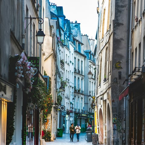 Stay in Le Marais, one of Paris' most charming neighbourhoods