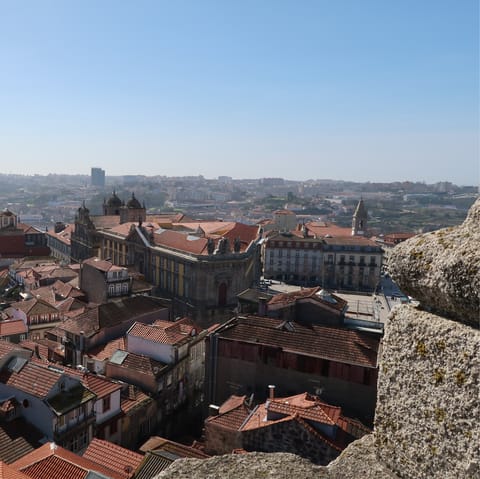 Get your bearings on the city from the Clérigos Tower, just a short walk away