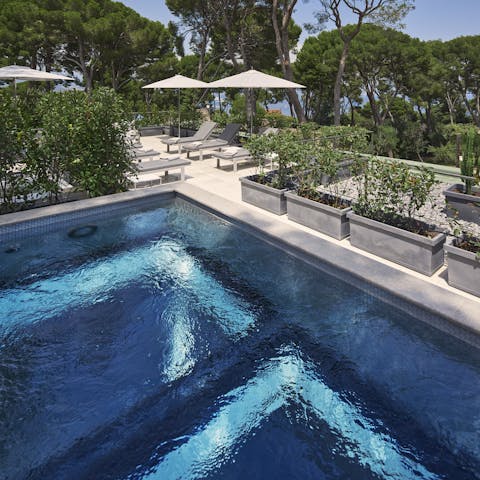 Luxuriate in your very own swimming pool