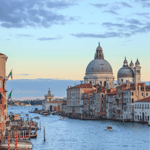Walk five minutes to enjoy the iconic view from Accademia Bridge 