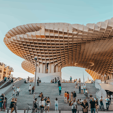 Capture that memorable shot of the Setas de Sevilla