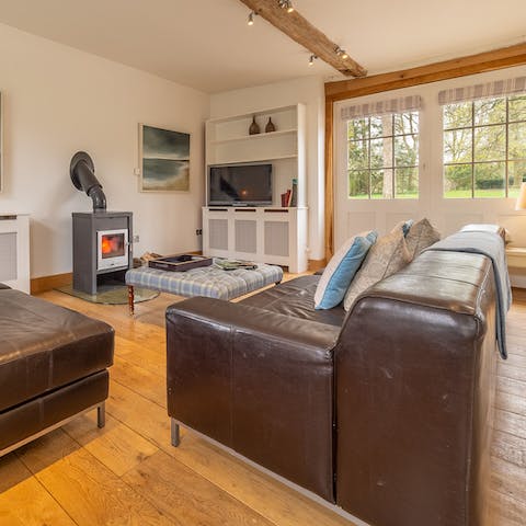 Snuggle up by the log burner on cold winter nights