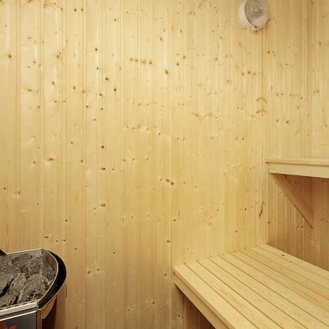 Embrace Scandi traditions and start the day with a session in the sauna