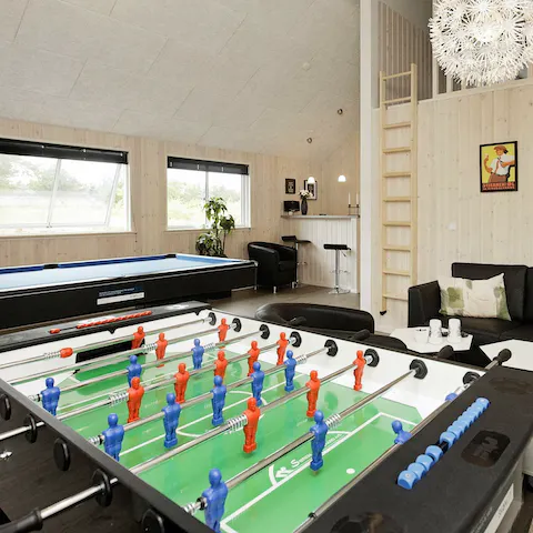 Start up a fierce rivalry in the games room