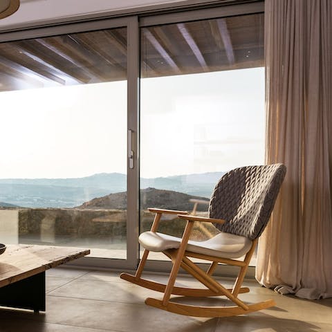 Relax in serene surroundings with spectacular views
