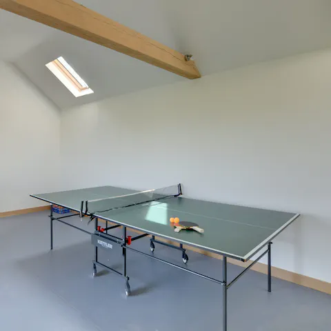 Have a table tennis tournament in the games room