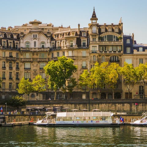 Experience the timeless magic of Paris from the Seine