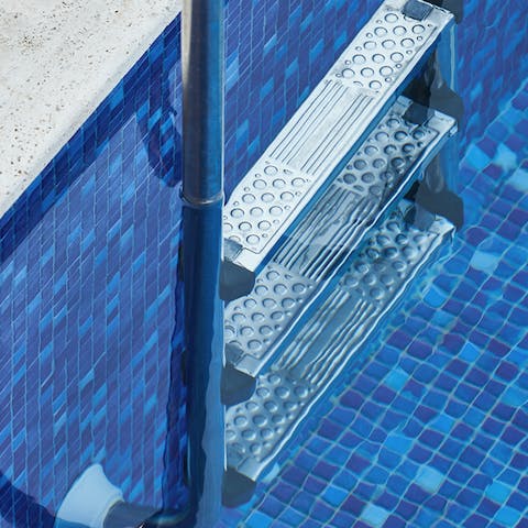Have a dip in the shared pool when the Dubai sun is at its hottest