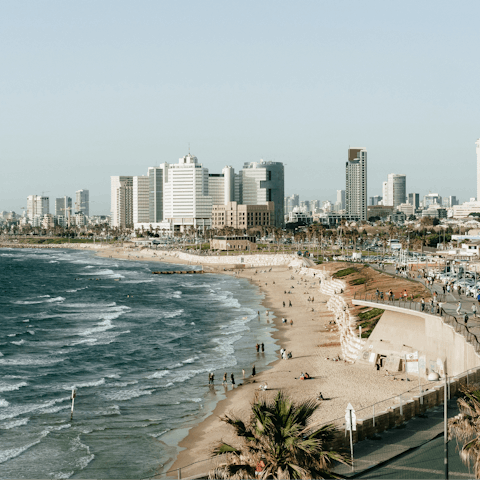 Stay in the exclusive Jaffa area of Tel Aviv, just a short walk from the beach 