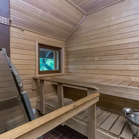 Relax in the sauna