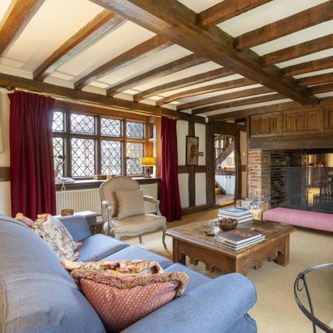 Break out the board games or hunker down for cosy film nights here