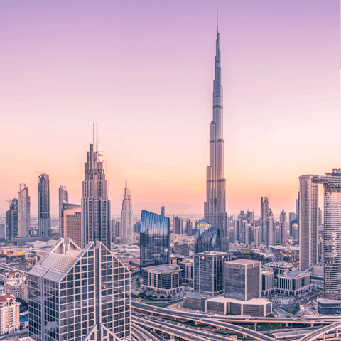 Explore breathtaking skyscrapers and marvel at high-tech spots in Dubai