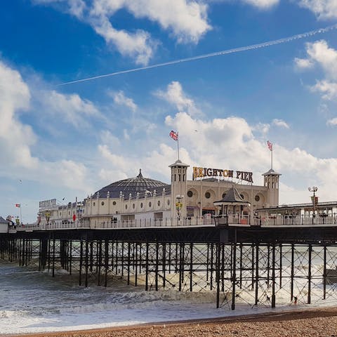 Enjoy quintessential seaside charm from this home in central Brighton 
