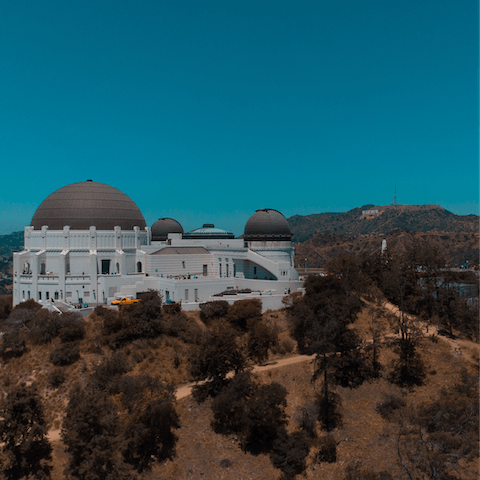 Visit the Griffith Observatory – just a twenty-minute drive away 