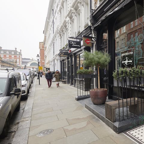 The incredible Covent Garden location