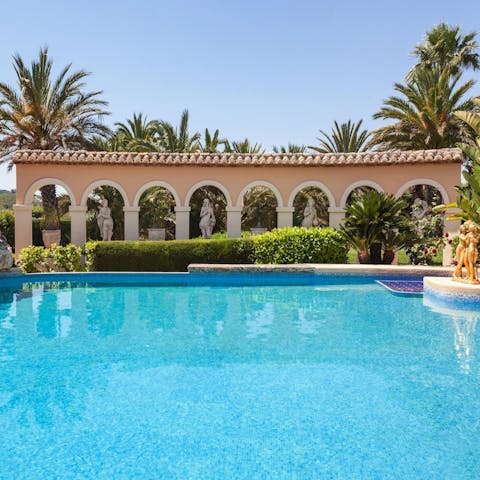 Cool off from the hot Spanish sunshine with a dip in your private pool