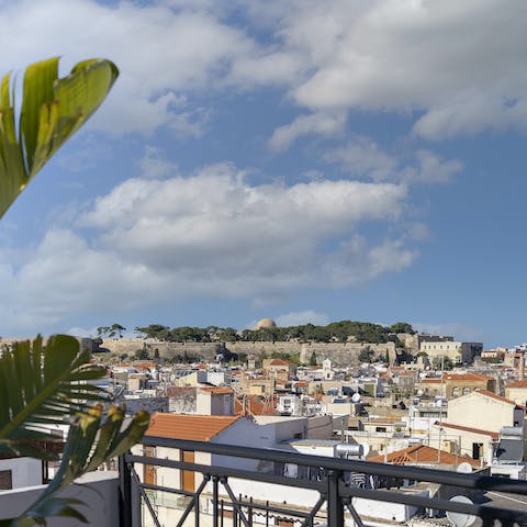Head to the shared rooftop terrace for views over the Old Town