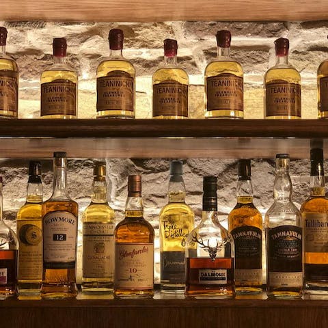 Try a local whiskey or three at the bar