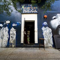 Listen to an open mic poetry session