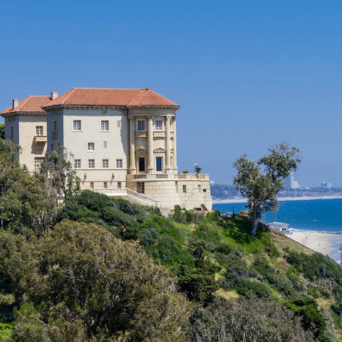 Stroll ten minutes to see the antiquities collection at the Getty Villa