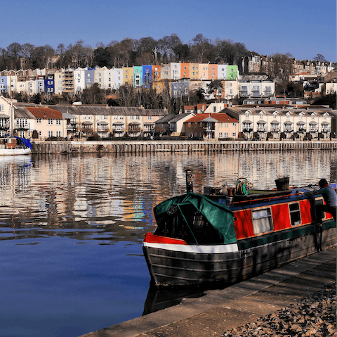 Grab a coffee and mosey down to the harbour, just two-minutes away