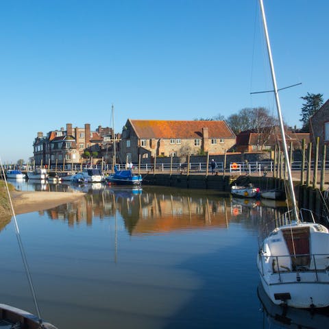 Explore the quayside area and try your hand at crabbing