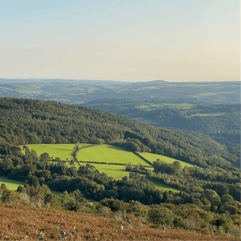 Head out on hikes and explore nearby Dartmoor