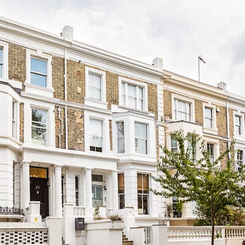 Enjoy quintessential London charm from this Kensington home