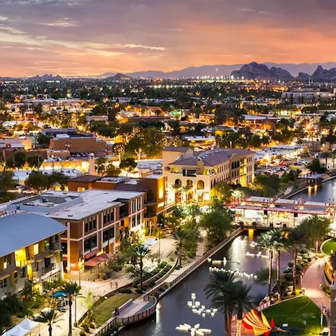 Walk to Old Town Scottsdale