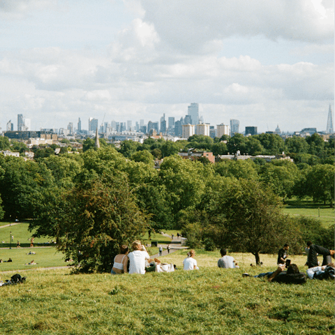 Admire sweeping city views from nearby Primrose Hill park