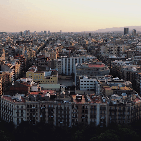 Step outside and get immersed in the modernist beauty of  the L'Eixample district