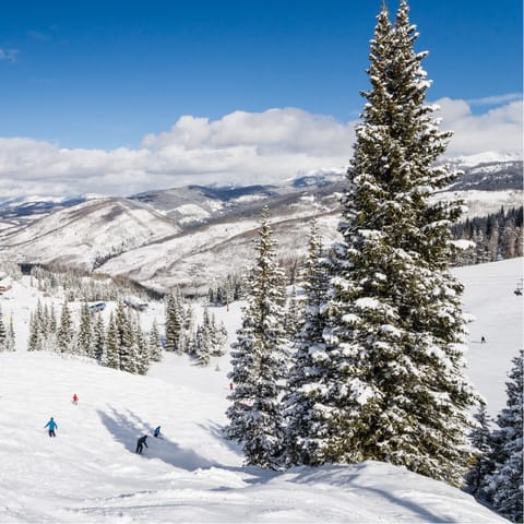 Enjoy ski-in, ski-out access to the slopes of Aspen Mountain