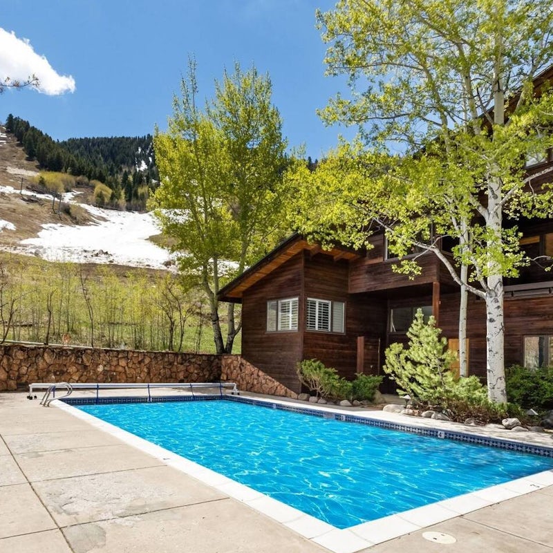 Take summer swims in the communal pool