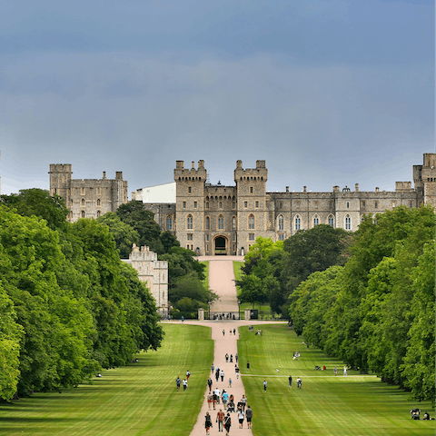 Visit the magnificent Windsor Castle, a ten-minute walk away