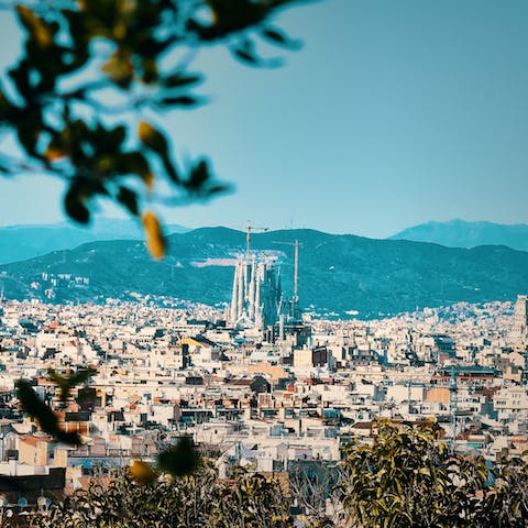 Take a day trip to Barcelona, only an hour away in the car