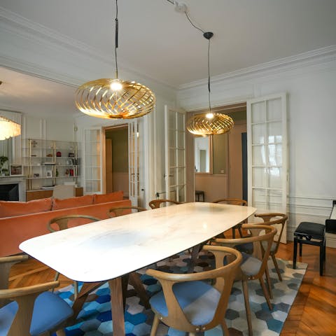 Savour total relaxation with meals at home