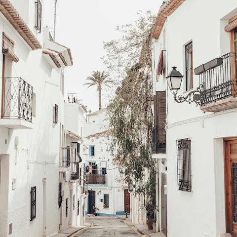 Wander through the charming lanes of Altea on your doorstep