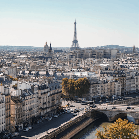 Visit Paris’s world-class galleries including the nearby Centre Pompidou 