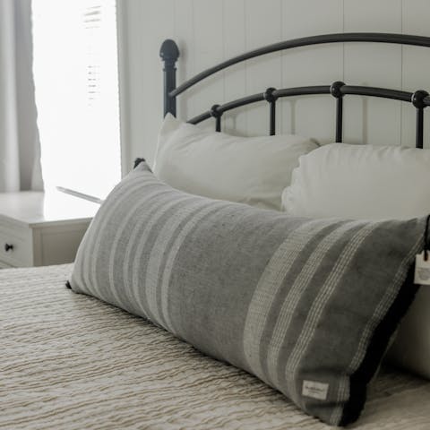 Sleep well in the comfortable beds