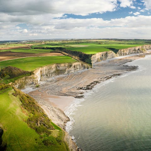 Head off for a walk along the spectacular South Wales coast