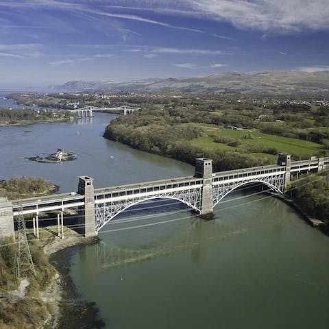 Explore scenic Anglesey from your home near Pentraeth