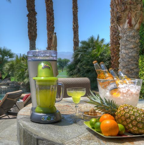 Make yourself a margarita for the ultimate in relaxation