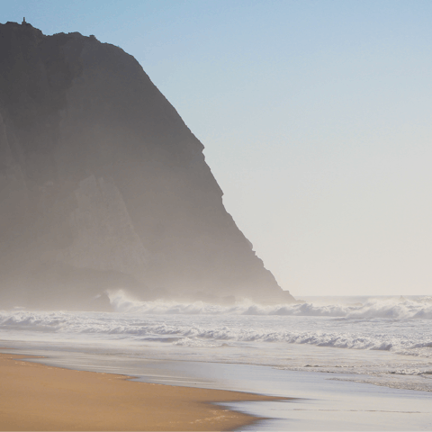 Pack a beach bag and head to Praia Grande – a short drive away