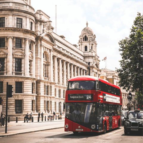 Begin your adventure in central London – a short train ride away