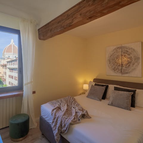 Soak in the historic and vibrant aura of Florence right from your bedroom